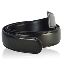 Men's leather belt straps for automatic buckle